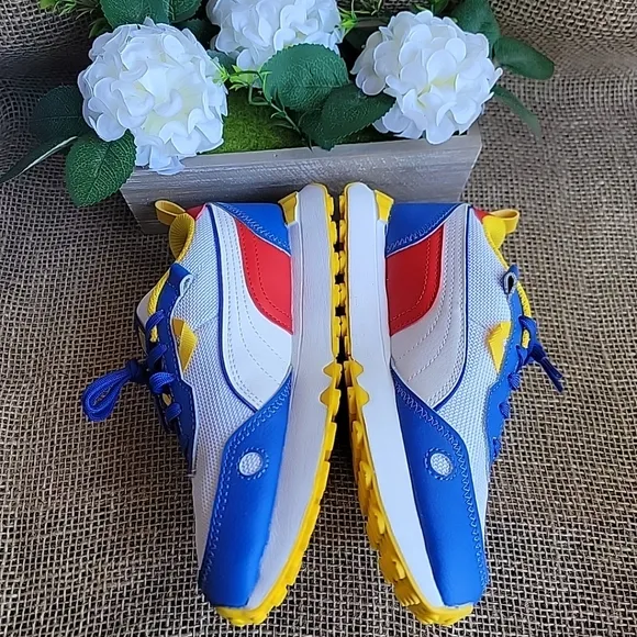 Puma Kids Shoes - Blue and Yellow