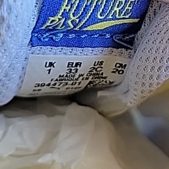 Puma Kids Shoes - Blue and Yellow