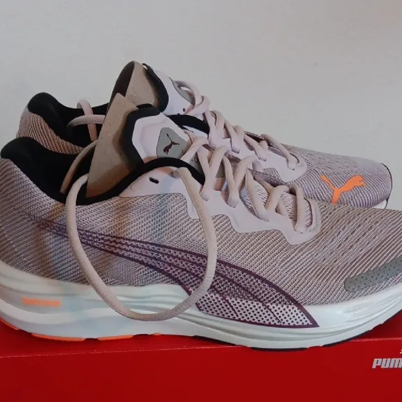 PUMA Kids Shoes - Gray and Orange