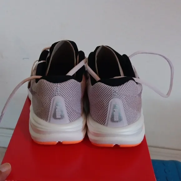 PUMA Kids Shoes - Gray and Orange
