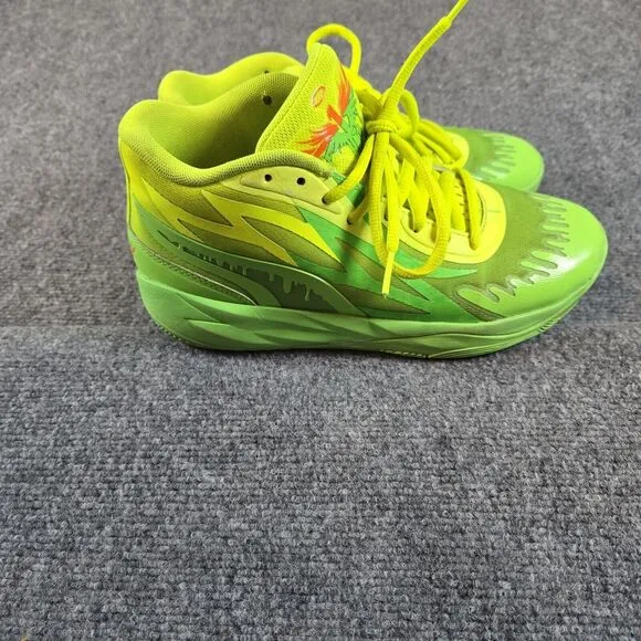 Puma LaMelo Ball MB.02 Nickelodeon Slime GS‎ Size 7Y Kids Shoes 377610-01