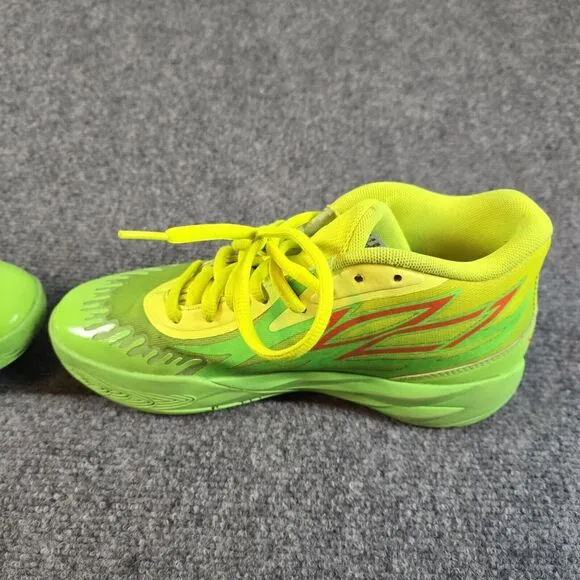 Puma LaMelo Ball MB.02 Nickelodeon Slime GS‎ Size 7Y Kids Shoes 377610-01