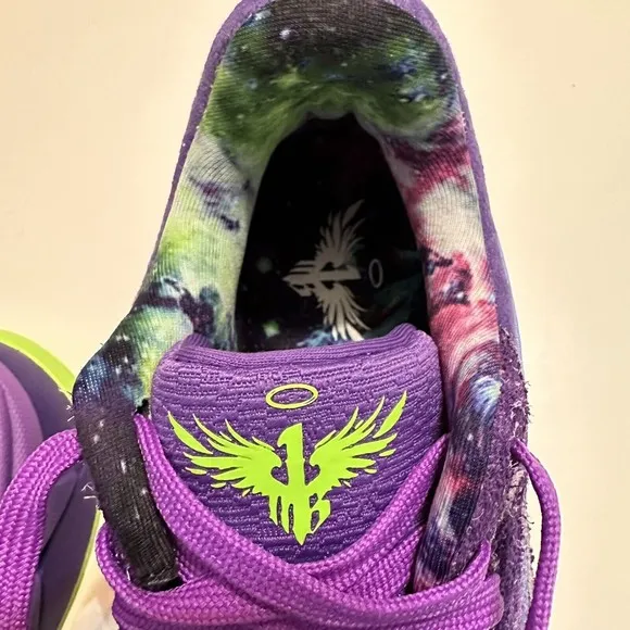 PUMA RS-X LaMelo Galaxy Training Shoes Purple Suede Size 6.5c Women’s Size 8
