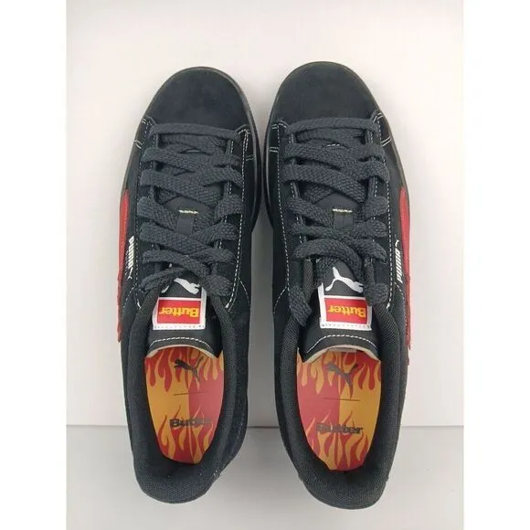 Puma Suede Classic Butter Goods Mens Shoes Size 8 Puma Black Suede Sneakers New