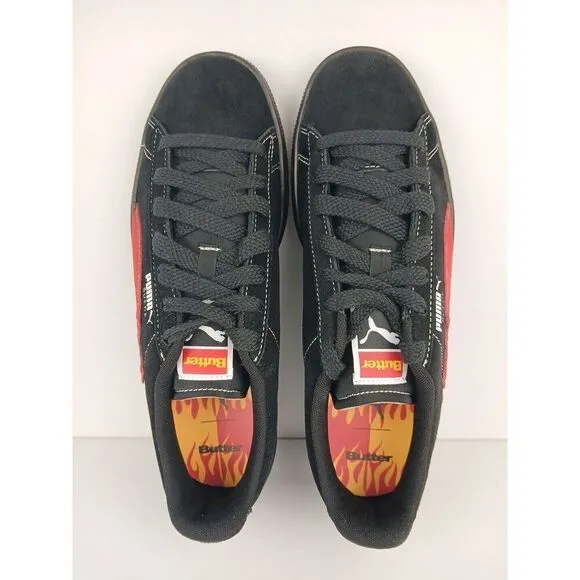 Puma Suede Classic Butter Goods Mens Shoes Size 8 Puma Black Suede Sneakers New