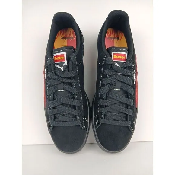 Puma Suede Classic Butter Goods Mens Shoes Size 8 Puma Black Suede Sneakers New