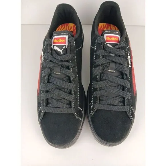 Puma Suede Classic Butter Goods Mens Shoes Size 8 Puma Black Suede Sneakers New