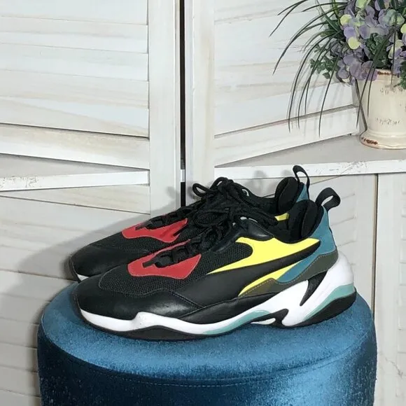 Puma Thunder Spectra training sneakers shoes suede leather mesh Sz 11
