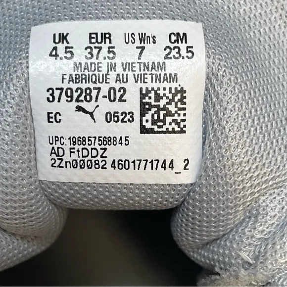 PUMA Women's Star Vital Refresh Running Sneakers Shoes - Grey Size 7