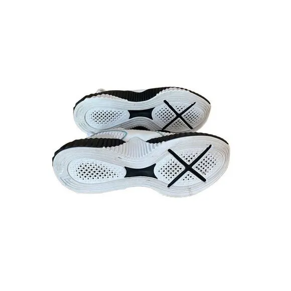 Puma Women's Defy Trainer Shoes Lace Up Athletic Black White Size 8