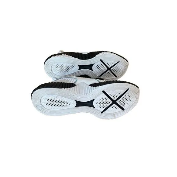 Puma Women's Defy Trainer Shoes Lace Up Athletic Black White Size 8