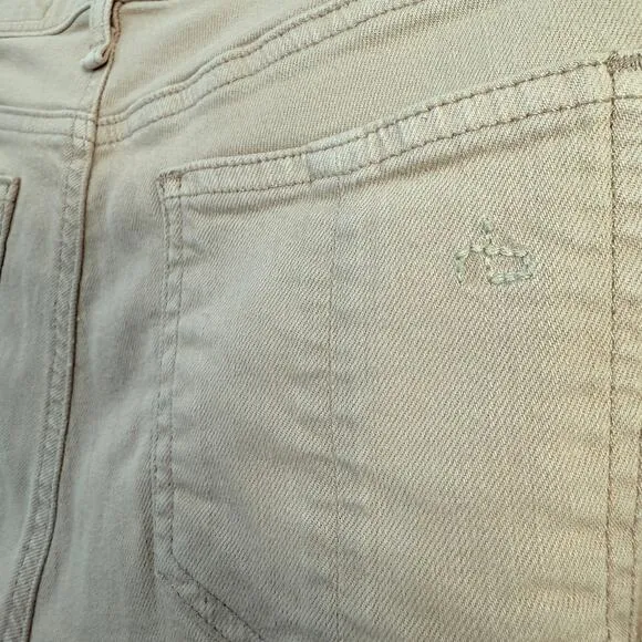 Rag &amp; Bone JEAN MidRise Skinny Pants Distressed Blossom Size 26 Streetwear