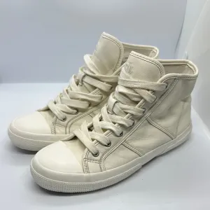 Raph  Lauren Women's White High-Top Sneakers size 8