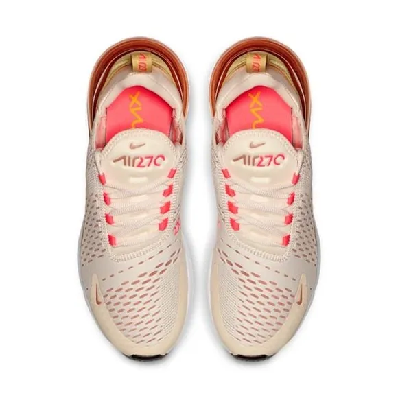 RARE •Nike Air Max 270• Light Cream Terra Blush Gold