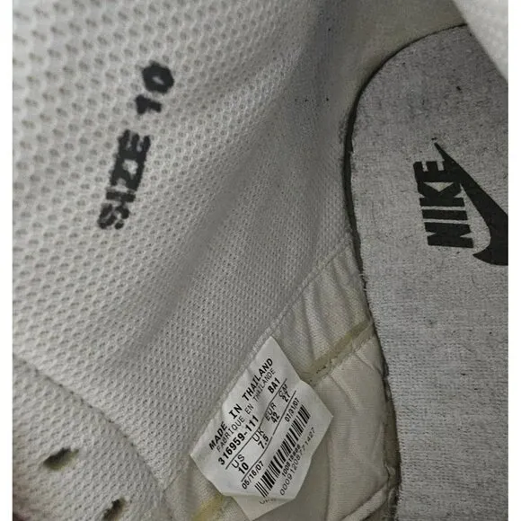 Rare Nike Women's 2007 Blazer Mid Premium Zebra White/Black/Tan Sneakers Size 10