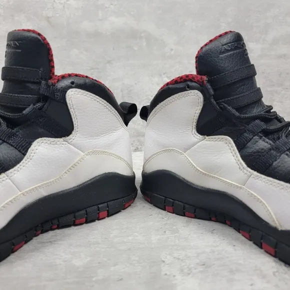 Rare Retro Jordan 10 Chicago Size 5y Womens 6.5 Basketball Sneakers 310806-100