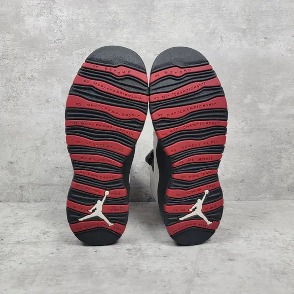Rare Retro Jordan 10 Chicago Size 5y Womens 6.5 Basketball Sneakers 310806-100
