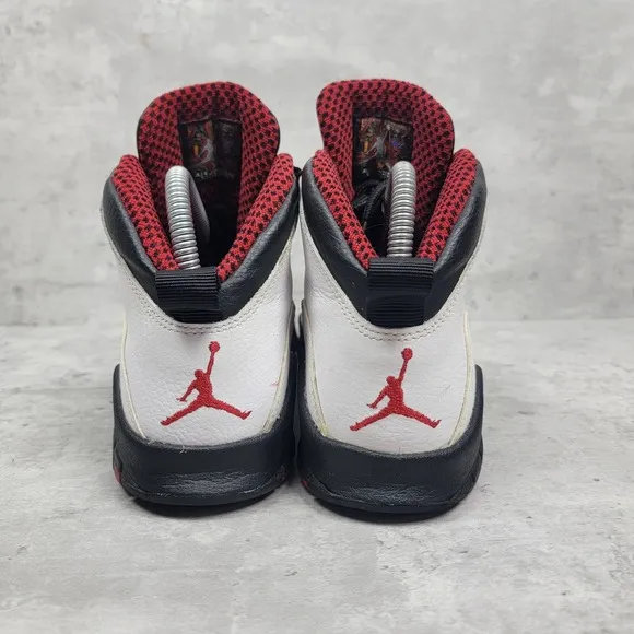 Rare Retro Jordan 10 Chicago Size 5y Womens 6.5 Basketball Sneakers 310806-100