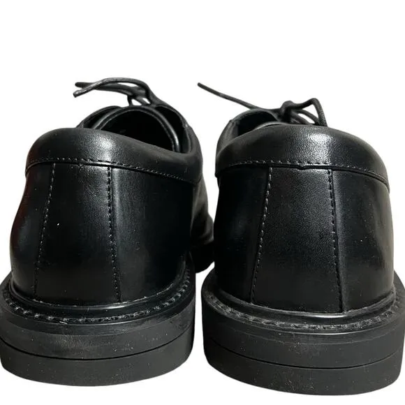Red Wing Oxford Shoes Mens 8D Black Leather Lace Up Apron Toe Dress Business