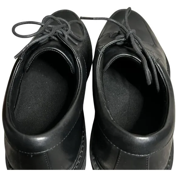 Red Wing Oxford Shoes Mens 8D Black Leather Lace Up Apron Toe Dress Business