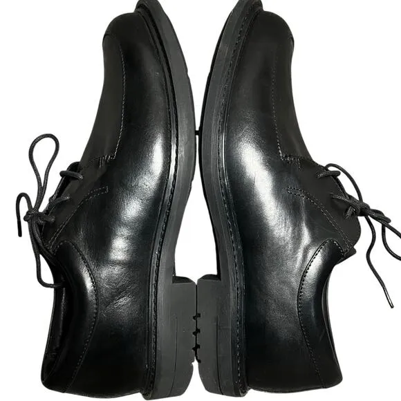 Red Wing Oxford Shoes Mens 8D Black Leather Lace Up Apron Toe Dress Business