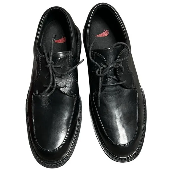 Red Wing Oxford Shoes Mens 8D Black Leather Lace Up Apron Toe Dress Business