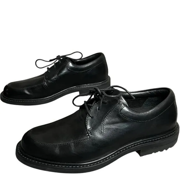 Red Wing Oxford Shoes Mens 8D Black Leather Lace Up Apron Toe Dress Business