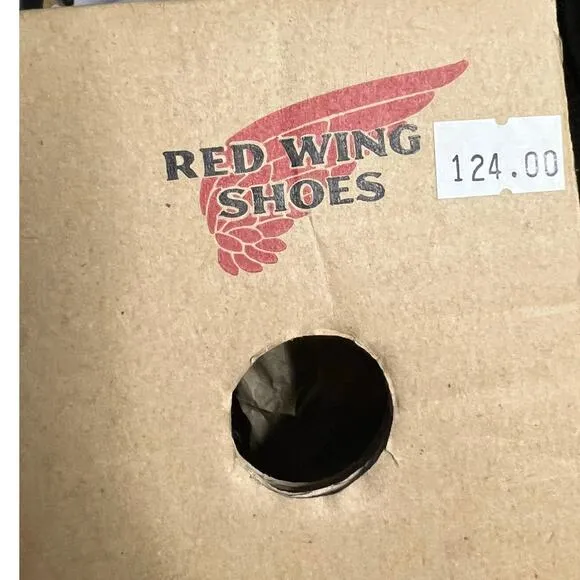 Red Wing Oxford Shoes Mens 8D Black Leather Lace Up Apron Toe Dress Business
