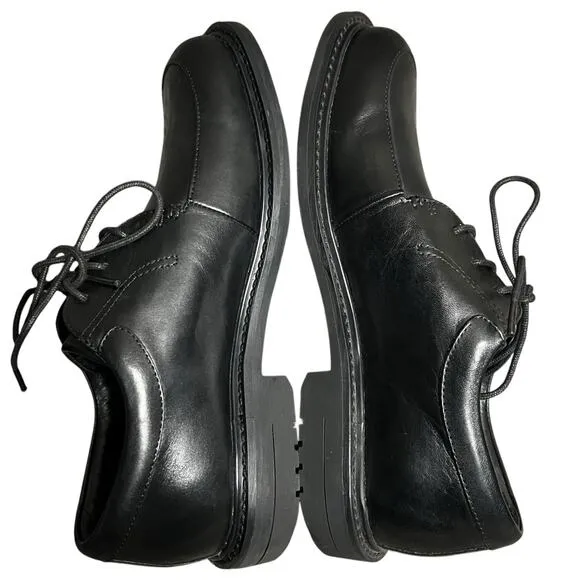 Red Wing Oxford Shoes Mens 8D Black Leather Lace Up Apron Toe Dress Business