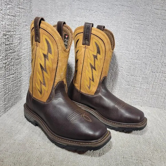 Red Wings Shoes Rio Flex Mens Size US 9 Soft Toe Waterproof 11&quot; Western Boot