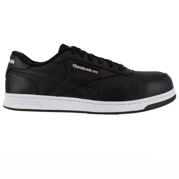 Reebok Club MEMT Work Sneaker Black Shoes Comp Toe RB 4157 M Size 9 / W Size 11
