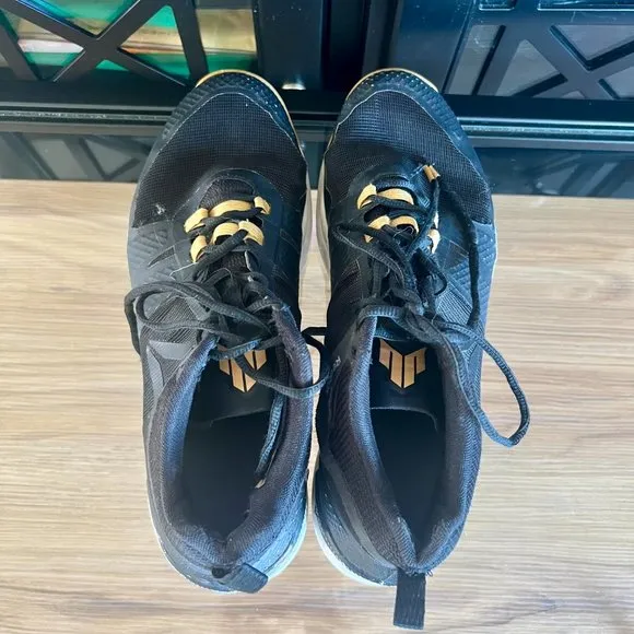 Reebok crossfit mens training shoes black size 10