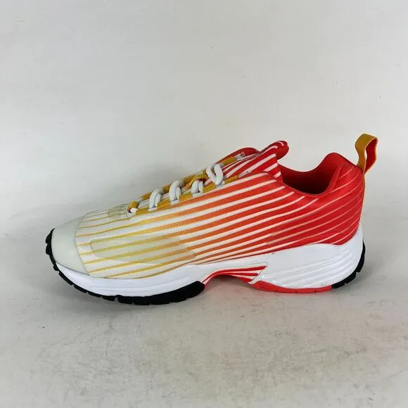 Reebok DMX Thrill Men's 6.5 Vivid Orange Lace Up Running Athletic Shoes EF7750