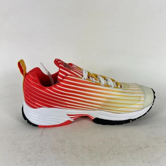 Reebok DMX Thrill Men's 6.5 Vivid Orange Lace Up Running Athletic Shoes EF7750