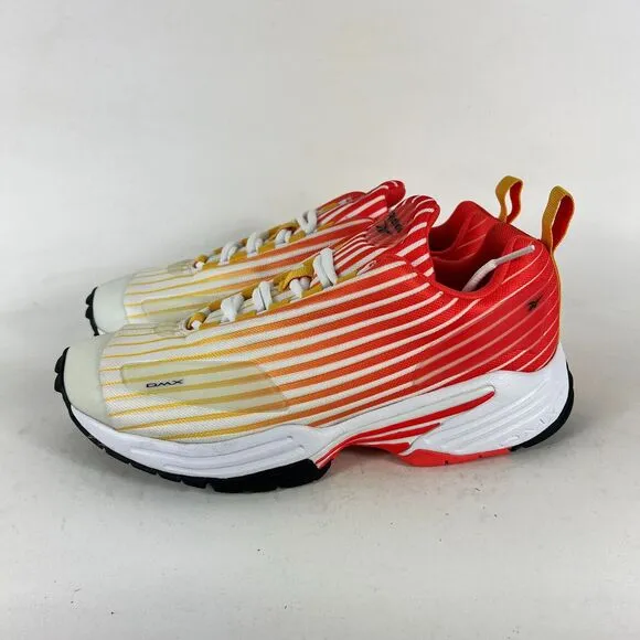 Reebok DMX Thrill Men's 6.5 Vivid Orange Lace Up Running Athletic Shoes EF7750