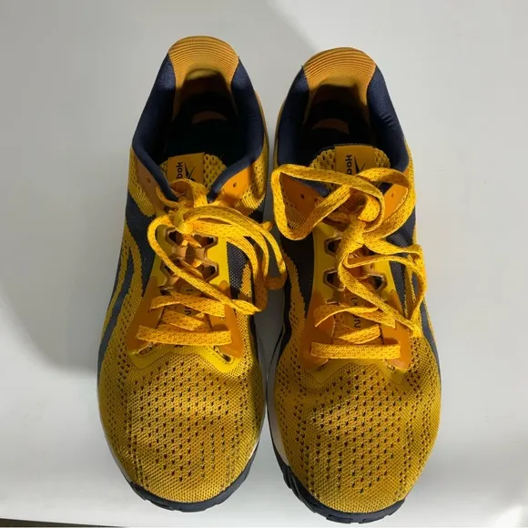 Reebok Men’s Nano X1 Rare Color Gold Yellow Training Shoes; Great Soles Size 10.