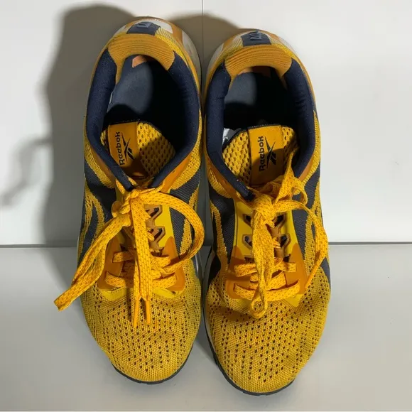Reebok Men’s Nano X1 Rare Color Gold Yellow Training Shoes; Great Soles Size 10.