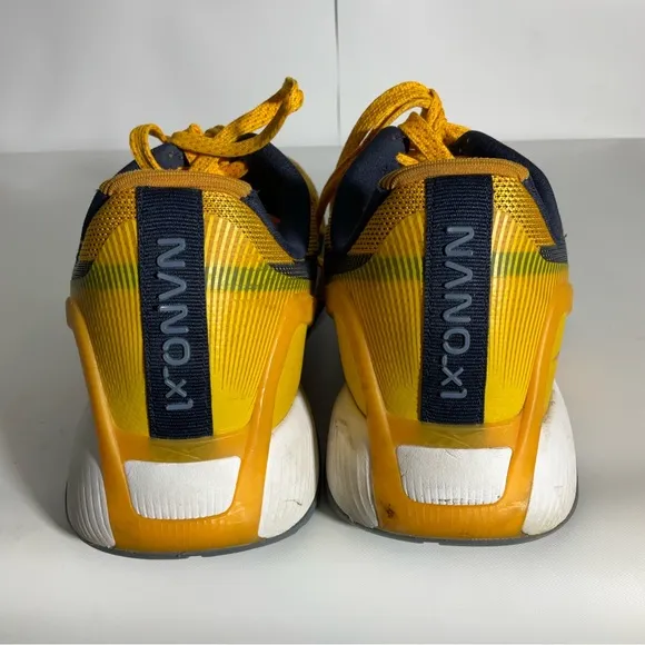 Reebok Men’s Nano X1 Rare Color Gold Yellow Training Shoes; Great Soles Size 10.