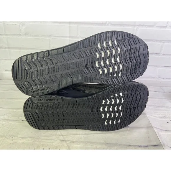 Reebok Nano X1 Womens Black Gray Pewter Training Shoes Sneakers Q46500 Size 8