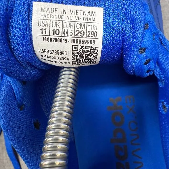Reebok Nano X3 Men's Size 11 Electric Cobalt Blue Shoes Training Running NWT