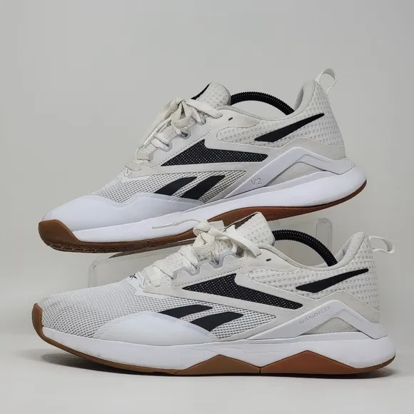 Reebok NANOFLEX TR 2.0 Men's Size 11 White Cross Training Shoes HP6105 Pre-owned