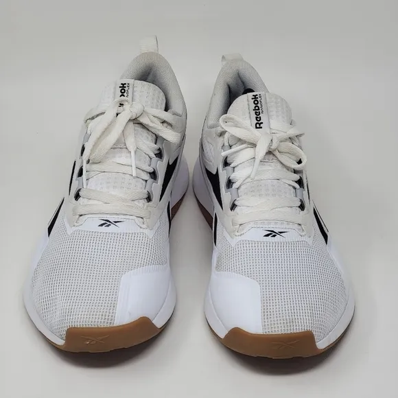 Reebok NANOFLEX TR 2.0 Men's Size 11 White Cross Training Shoes HP6105 Pre-owned