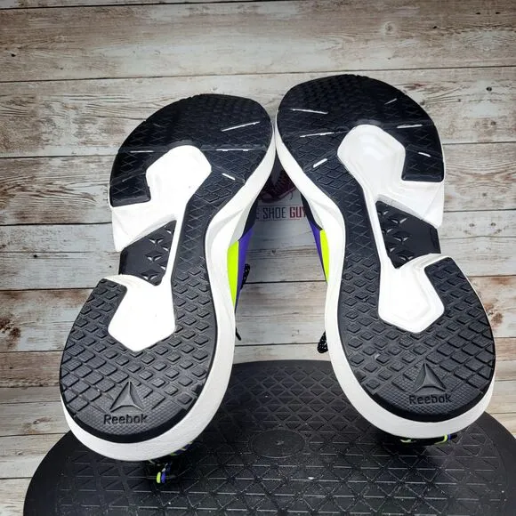 Reebok Sole Men's Size 9.5 Fury TS Purple Neon Lime Athletic Training Shoes