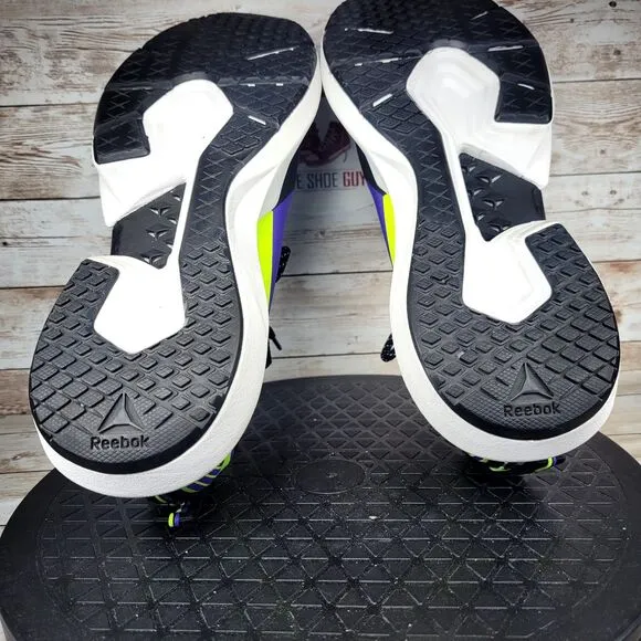 Reebok Sole Men's Size 9.5 Fury TS Purple Neon Lime Athletic Training Shoes