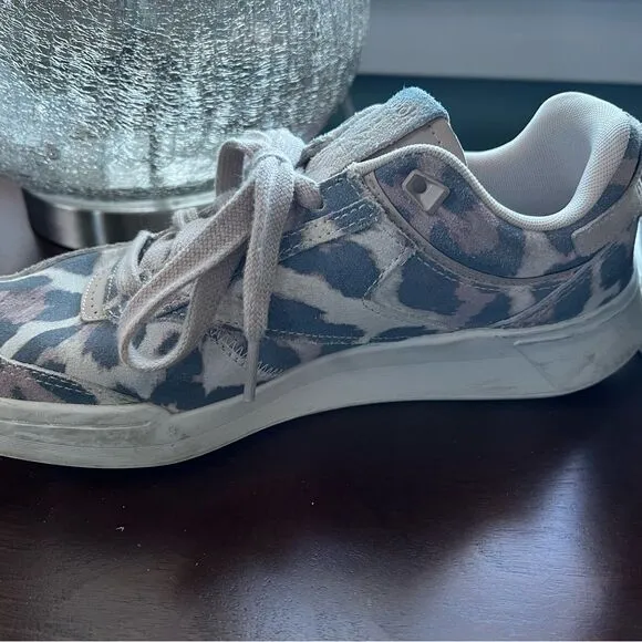 Reebok Club C Legacy Suede Leopard Print Women's Tennis Shoes