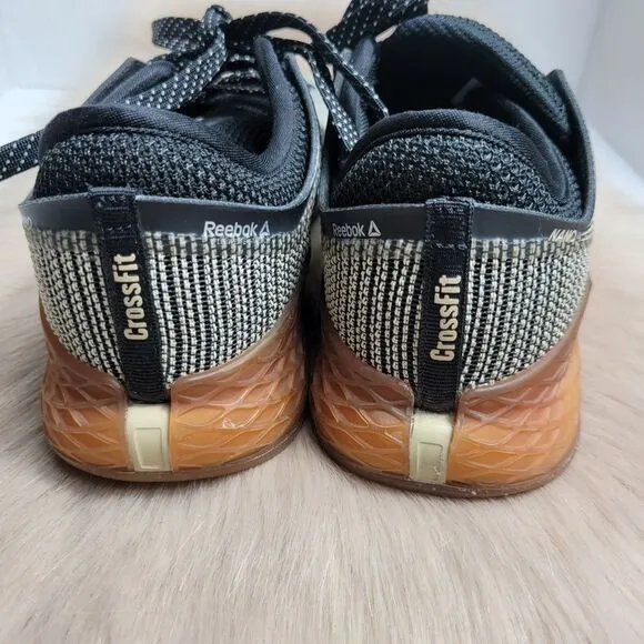 Reebok Nano 9 Black Gum Khaki Men Gym Cross Size 9 Training Fitness Shoes DV635…