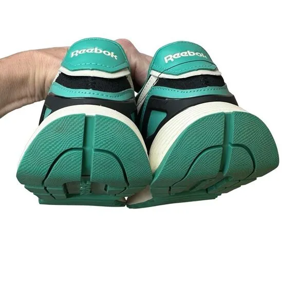 REEBOK Wmns Classic Leather Legacy AZ 'Black Future Teal' Size 8.5