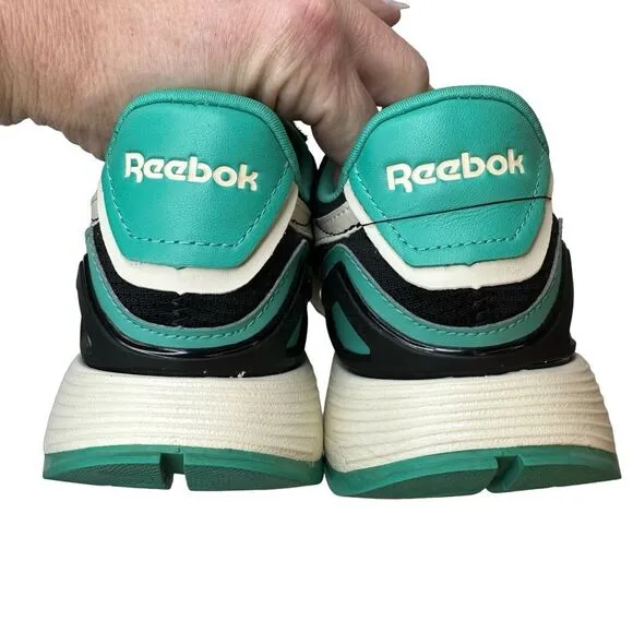 REEBOK Wmns Classic Leather Legacy AZ 'Black Future Teal' Size 8.5