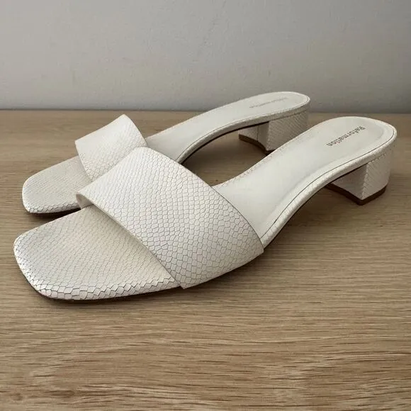 Reformation Mandy Minimal Block Heel Mule 8.5