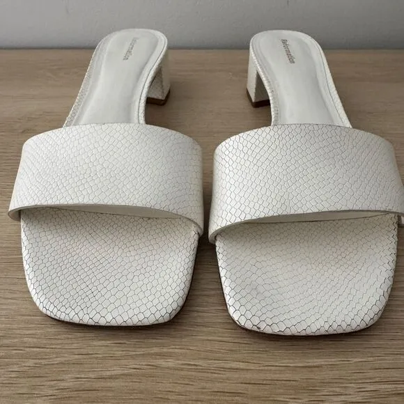 Reformation Mandy Minimal Block Heel Mule 8.5